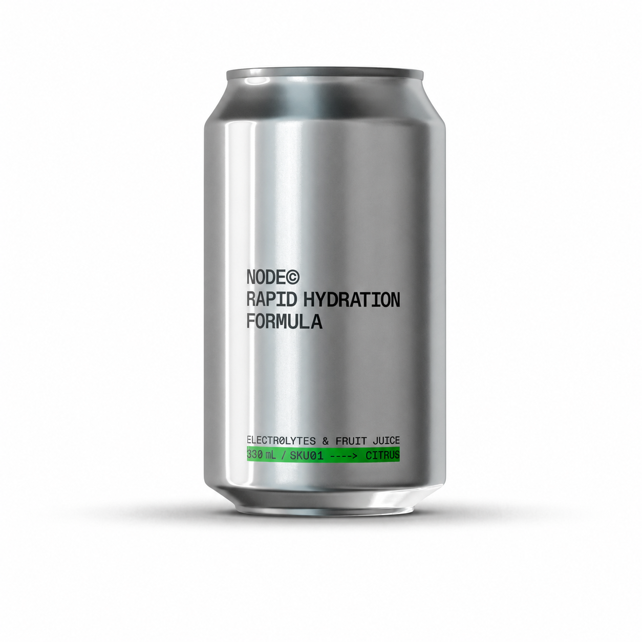 NODE Citrus electrolyte drink 330ml can — real lemon juice, no added sugar, Australia